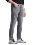 Jack & Jones Mens Grey Glenn Slim Fit Low Rise Jeans