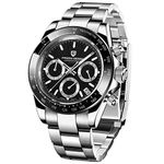 Pagani Design Luxury| Fashion Watch Waterproof Stainless Steel Men's 40MM Watch (Black)