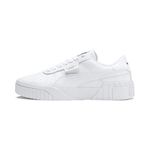 PUMA Women Cali Wn's Sneakers, Puma White-Puma White, 6 UK