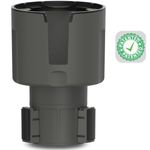 Swigzy Car Cup Holder Expander, Adjustable Expandable Insert Extender, Automotive Adapter Holds Hydro-Flask, Yeti, Nalgene, Large (32 40 oz) Water Bottles, Big Drinks - Universal Auto Vehicle (Gray)