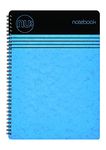 NU Notebooks - Craze Cloud Range - A5 Blue Notebook - Wirebound Notebook - Stationery Notebooks - Ruled Notepad - 110 Pages, NU003357-FSC-BL