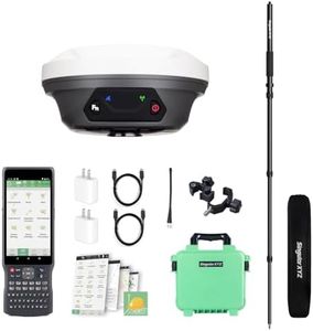 E1 GNSS Surveying System with Carbon Fiber Rover Rod - Complete RTK Solution