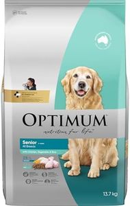 OPTIMUM Senior All Breeds Dry Dog Food with Chicken, Vegetables & Rice 13.7kg Bag