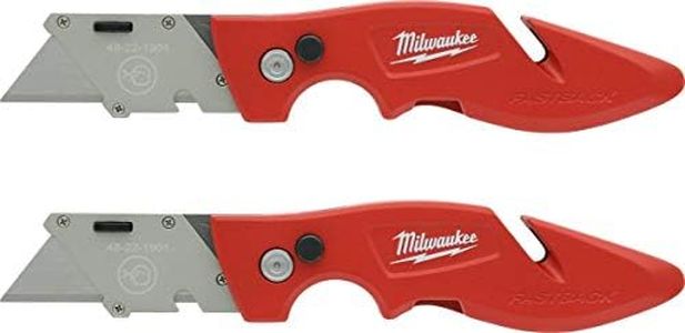 Milwaukee 48-22-1901F Fastback Flip Open Utility Knife Set (2-Pack)