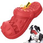 Dog Toys for Aggressive Chewers, Tough Durable Dog Chew Toys, Interactive Dog Toys Rubber Chew Toy with Beef Flavor Safe Indestructible Chew Toy for Large Medium Small Dogs