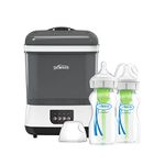 Dr. Brown's Options+ Anti-Colic Wide Neck Baby Bottle with Electric Steam Steriliser and Dryer