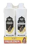 ican London Keratin Shampoo & nourishing sulfate free conditioner sets 500ml x 2