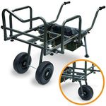 Carp Fishing Barrow With Storage Bag Double or Single Wheel Trolley DYNAMIC