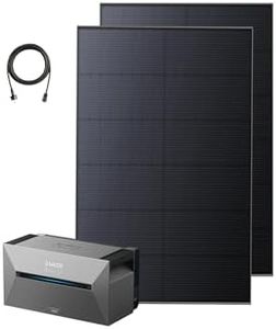 Anker SOLIX Balkonkraftwerk mit Speicher (890W | 1600Wh), Solarbank 2 E1600 Pro (1600Wh), 2× RS40T Bifaziales Solarpanel (445W), Typ-N Bifaziales Solarpanel, 4 MPPT, 9,6kWh Kapazität, Plug & Play