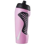 NIKE HYPERFUEL Water Bottle 18oz Fitness and Exercise Bottle, Adults Unisex, Multicoloured (PinBlaBla), One Size