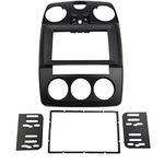 DKMUS Double Din Radio Stereo Dash Installation Trim Kit for Chrysler Pt Cruiser 2006-2010 fits 7 Inches and 9 Inches