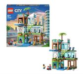 LEGO City Apartment Building 60365 Building Toy Set (688 Pcs),Multicolor