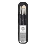 Winsor & Newton"Artists" Hog Oil Brush (Pack of 5),Black,Large