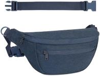 sportsnew Large Fanny Packs for Women, Waist Pack Fashion Crossbody Belt Bags for Walking Running Hiking Travel Bag Navy Blue patent pending