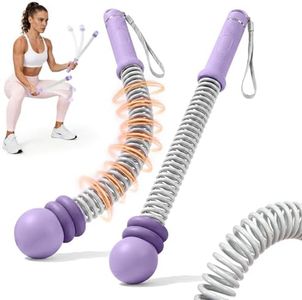 KUZARO Upgrade Weighted Ropeless Battle Ropes for Women, Quiet Adjustable Cordless Battle Ropes for Home Gym HIIT Cardio & Strength Training, Portable Exercise Rope for Arm & Core, Apartment Gear
