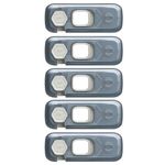 Child Refrigerator Locks 5-Pack, Transparent Baby Safety Locks for Refrigerators, Cabinets, Drawers, Double Doors, and French Door Fridges, Prevents Accidents and Ensures Safety