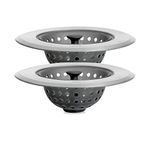 OXO Good Grips Silicone Sink Strainer, Set of 2, Gray
