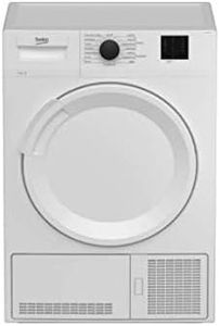 Beko DTLCE80021W 8Kg Condenser Tumble Dryer - White - B Rated