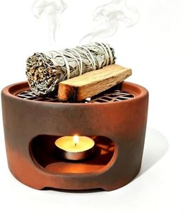CrysDeco All-in-One Incense Holder for Palo Santo Sage Stick Insence-Stick