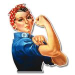 Rosie the Riveter Vinyl Sticker - SELECT SIZE