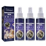 Anti-Itch Spray for Pets, Spray for Dogs&Cats, Pet Anti Itch Relief Spray, Pet Anti-Itch Spray for Dogs for Dry Itchy Skin, Allergies and Dermatitis (3PC)