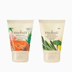 moha: Foot Cream For Rough, Dry and Cracked Heel, Feet Cream For Heel Repair With Benefits Of Aloe Vera, Papaya & Peppermint (Nail + Foot Care 100ml Each)