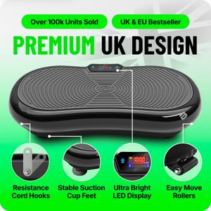 Bluefin Vibration Plate Exercise Machine – Full Body Fitness Platform