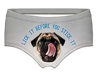 RUNYUNXIN Funny low-waisted Underwear - Sexy for Women Gifts, Strong Dog, Medium