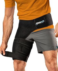 ODOFIT Ortho Sciatica Pain Relief Hip Brace - Compression Groin Support Wrap for Men and Women - Effective Thigh, Hamstring Sleeve and Hip Pain Relief - LEFT Leg