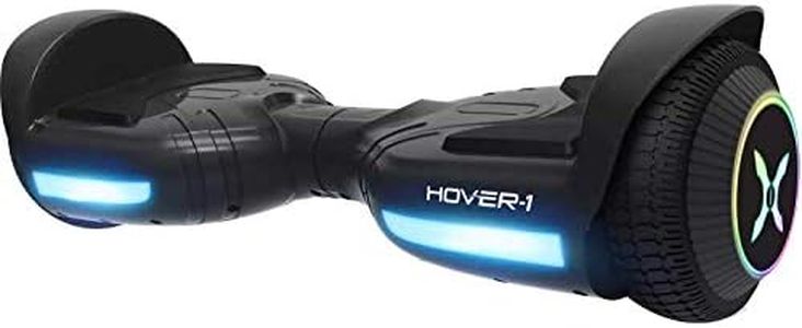 Hover-1 | Rival Black Electric Self Balancing Scooter Hoverboard with LED Headlights 6.5 Wheels Hoverboard for Kids