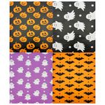 20 Sheets Halloween Tissue Paper, 50 x 35cm Halloween Paper Print with Bat Pumpkin and Ghost for Halloween Gift Wrapping Art Crafts DIY Birthday Wedding Baby Shower Gift Wrap