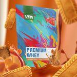 VPA® Australia Premium Whey Protein Concentrate 100% WPC, Caramel Biscuit Shake, 1Kg