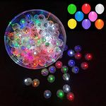 100pcs Multicolor LED Balloon Light,Round Led Flash Ball Lamp for Paper Lantern Balloon,Birthday Party Wedding Christmas Decoration