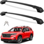 Tuyoung 220lbs Roof Rack Cross Bars Compatible with Honda Pilot 2023 2024 2025 Sport TrailSport Touring Elite with Raised Rails (Not for LX & EX-L), Aluminum Lockable Crossbars Rooftop Racks Carrier