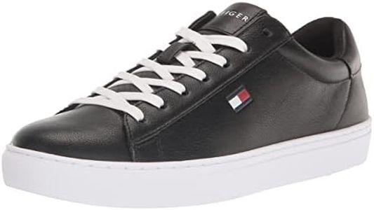 Tommy Hilfiger Men's Brecon Sneaker, Black/White 003, 10.5