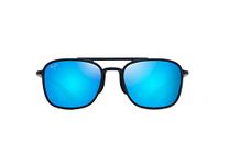 Maui Jim Polarized Men's and Women's Keokea Aviator Sunglasses, Blue/Blue Hawaii Polarized, Large