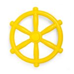 Barcaloo Kids Playground Pirate Ship Wheel – Yellow Jungle Gym Steering Wheel for Swing Set, Childrens Steering Wheel Simulation Toy, Pirate Ship Steering Wheel Toys for Toddlers. Wheel Playset