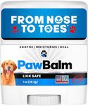 Lick Safe Dog Paw Pad Balm 1 Oz - Dog Nose Balm for Dry Nose - Safe Effective Paw Balm for Dogs to Fix Dry Cracked Paws - Dog Paw Protector from Heat, Sand, Snow - Easy to Use Paw Soother for Dogs