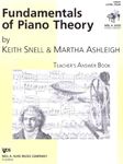 Fundamentals of Piano Theory Teachers' Answer Key Level Four