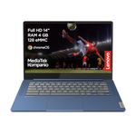 Lenovo IdeaPad Slim 3 Chromebook 14M868 – 14-Inch FHD Laptop (MediaTek Kompanio 520, 4GB RAM, 128GB SSD, Chrome OS) with English (UK) Keyboard – Abyss Blue