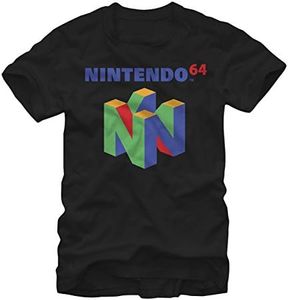 Nintendo T-Shirt pour Homme, Noir, L