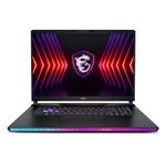 MSI Raider 17" 16:10 QHD+ 240Hz Gaming Laptop - (Intel Core i9-14900HX, NVIDIA GeForce RTX 4080, 32GB RAM, 4TB SSD, Windows 11 Pro) - Core Black