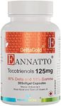 Eannatto Tocotrienols Vitamin E Supplements Tocopherol Free, Supports Immune Health, Non-GMO, Gluten Free & Antioxidant (125MG 30 Softgels)