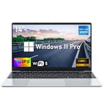 NIAKUN 14 Inch Laptop, Notebook 8GB RAM 256GB SSD, Computer N5095 Processor (up to 2.9 Ghz), FHD 1920 x 1080 Display, 5000 mAh, TF Card, WIFI 5