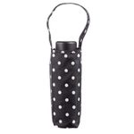 Totes Micro Mini Manual Compact Umbrella, NeverWet technology, Colorful dots on black, 38" arc Coverage, Colorful dots on black, Micro Mini, 08914 G39