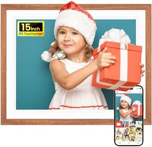 Frameo 15 Inch WiFi Digital Picture Frame with 32GB Memory, HD IPS Touch Screen Smart Electronic Photo Frame 4:3, Wall Mountable, Auto-Rotate, Share Photos/Videos Via Frameo App from Anywhere