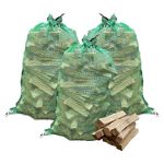 3 x Net Warma Oak Wood Pizza Kindling Kiln Dried Hardwood Little Logs - Ready to Burn - Suitable for Ooni Uuni Nero Dellonda Portable Pizza Ovens Firewood Multi Fuel Stove Chimenea Outdoor Open Fires