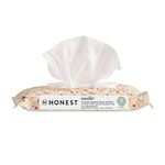 The Honest Company Clean Conscious Unscented Wipes | Over 99% Water, Compostable, Plant-Based, Baby Wipes | Hypoallergenic for Sensitive Skin, EWG Verified | Terrazzo, 36 Count