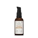 Juicy Chemistry Argan Oil, 30 ml | Pure, Cold-pressed & Organic Argan Oil for Moisturising Skin & Managing Dry, Frizzy Hair | Ecocert Certified Organic for Men & Women | Cruelty-free & 100% Vegan