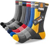 Cirorld Mens Socks 6 Pairs, Socks M